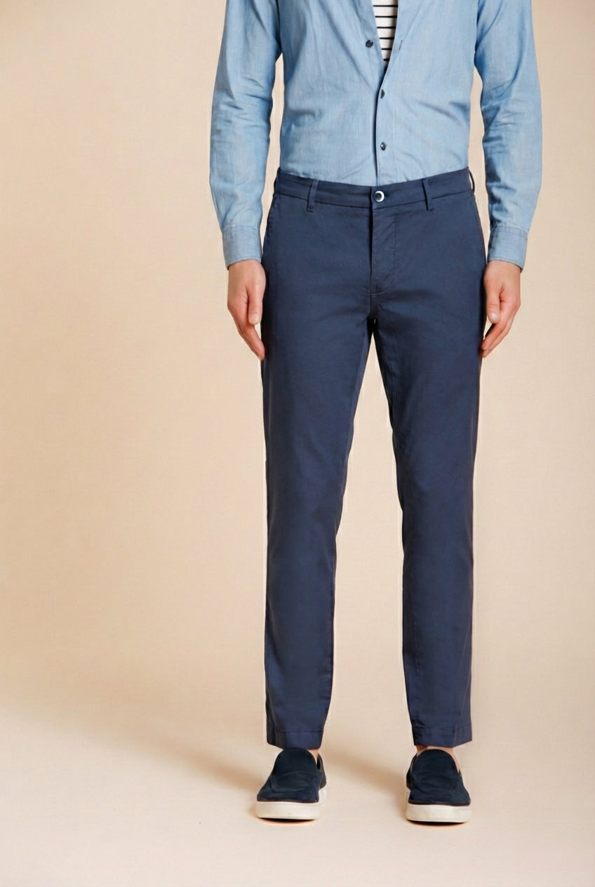 Milano Herren Chino Hose aus Stretch Gabardine extra slim fit ①