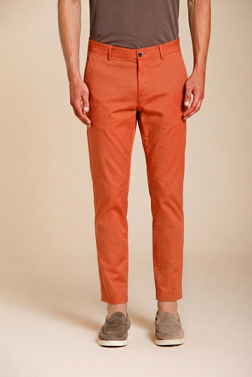 Milano Herren Chinohose aus Stretch-Gabardine extra slim fit ①