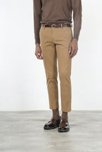 Milano Chinohose Herren in Stretch-Gabardine, Extra Slim Fit ①