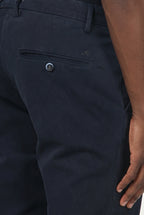 Milano pantalone chino uomo in gabardina stretch extra slim fit ①