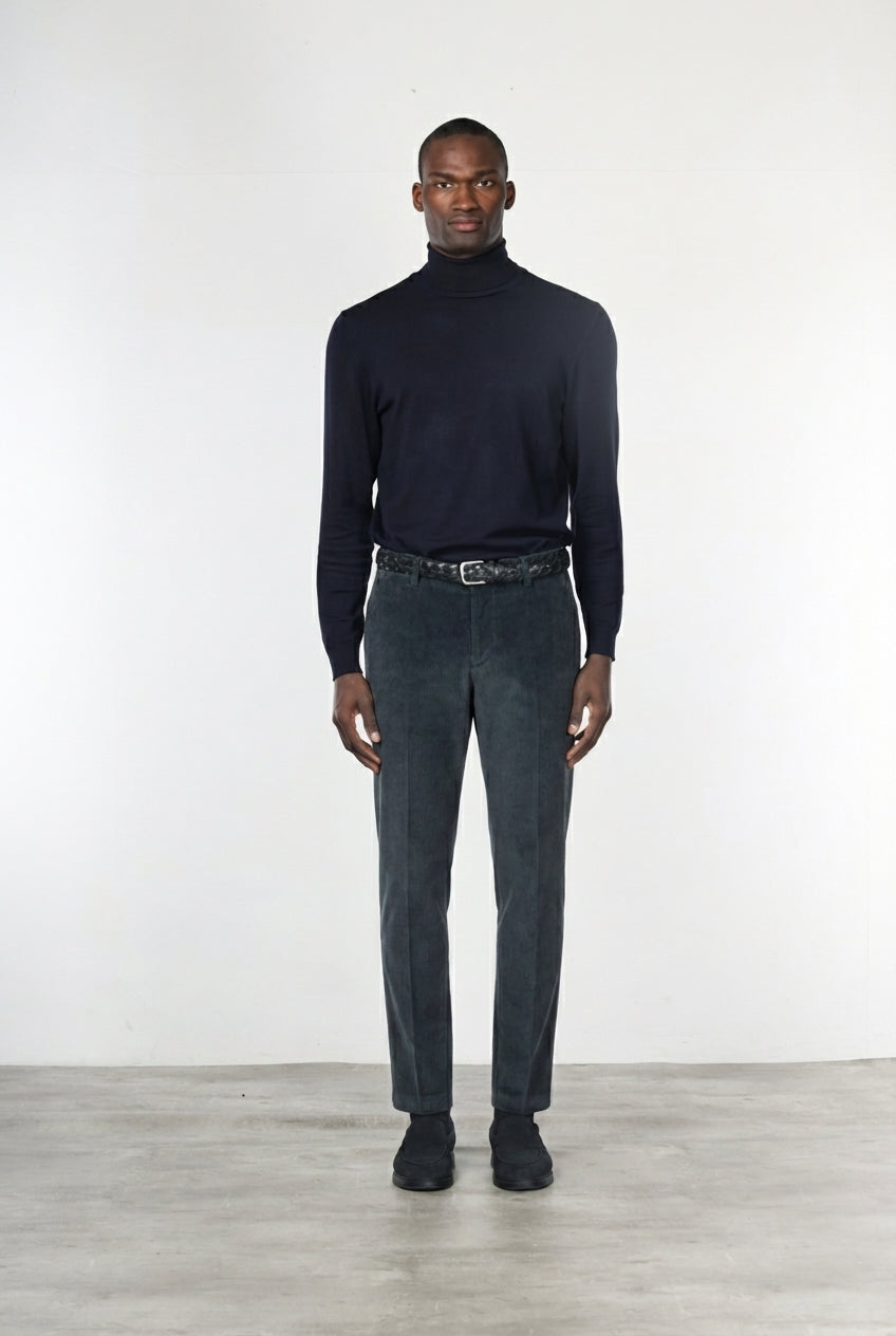 Milano Herren-Chino-Hose aus Samt, 500 Linien extra slim fit ①
