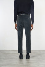 Milano Herren-Chino-Hose aus Samt, 500 Linien extra slim fit ①