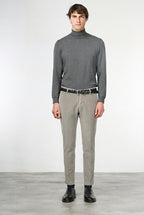 Milano pantalone chino uomo in velluto 500 righe extra slim fit ①