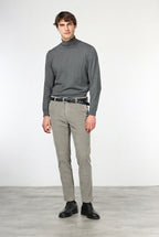 Milano pantalone chino uomo in velluto 500 righe extra slim fit ①
