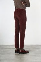 Milano Chinohose für Herren aus 500-Rippen-Samt mit extra slim fit ①
