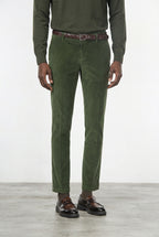 Milano pantalone chino uomo in velluto 500 righe extra slim fit ①