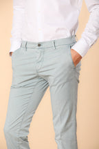 Milano Essential Herren Chino Hose aus Pima-Baumwoll-Twill Stretch Extra Slim Fit