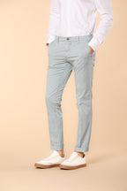 Milano Essential Herren Chino Hose aus Pima-Baumwoll-Twill Stretch Extra Slim Fit