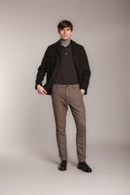 Foto 3 Osaka pantalone chino uomo in resca bicolor carrot fit