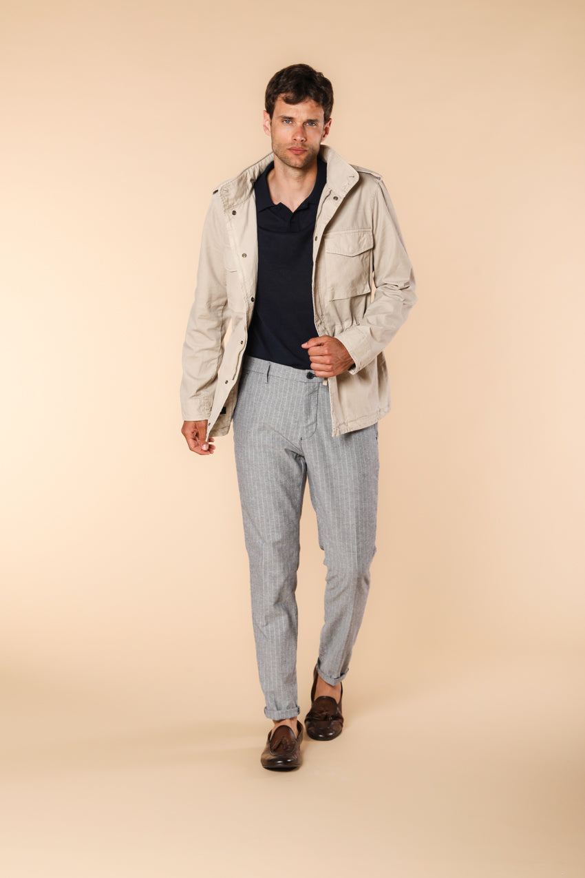 Osaka Herren Chino Hose mit Nadelstreifen Carrot Fit Mason's