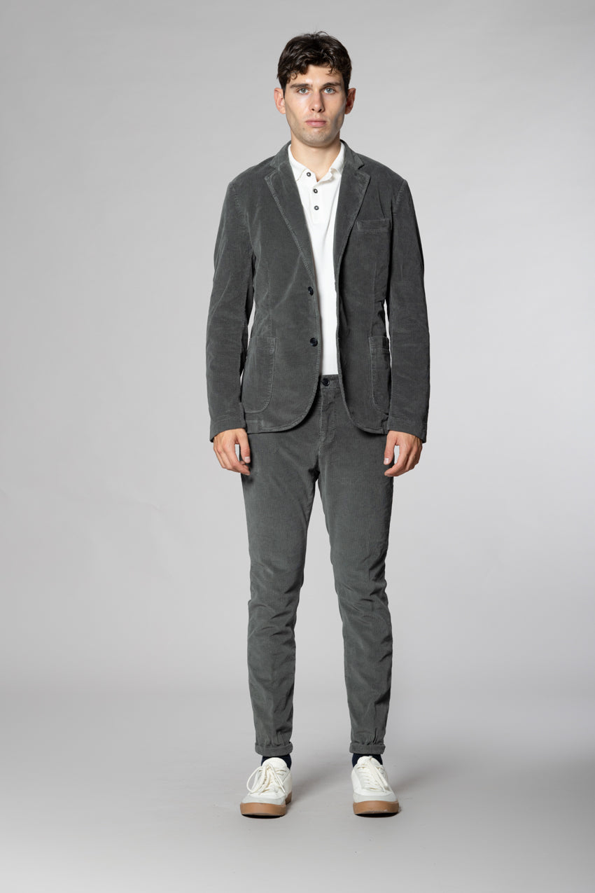 Osaka Herren Chinohose aus 500-Rippen-Samt Carrot Fit