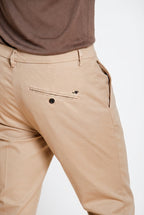 Osaka Herren Chino Hose in feiner Tricotine aus Baumwolle und Lyocell carrot fit
