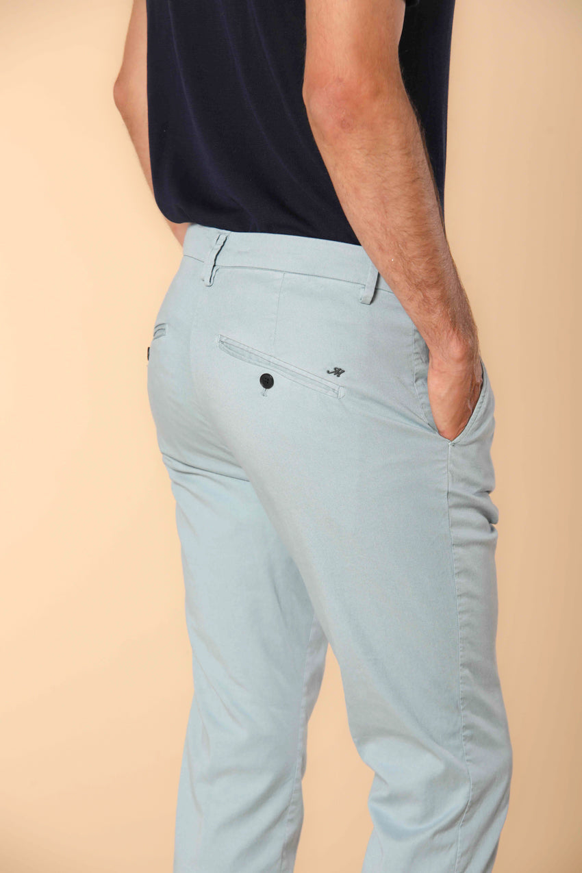 Osaka 1 Pinces Herren Chino Hose aus Baumwoll- und Lyocell-Twill Carrot Fit