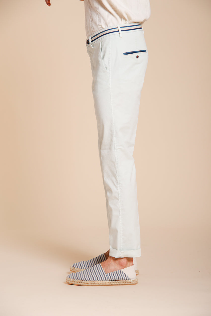 Torino Summer Hose Chino Herren aus Twill aus Baumwolle und Lyocell slim fit
