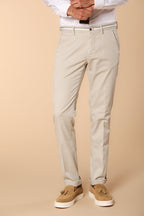 Torino Summer pantalone chino uomo in twill di cotone e lyocell slim fit