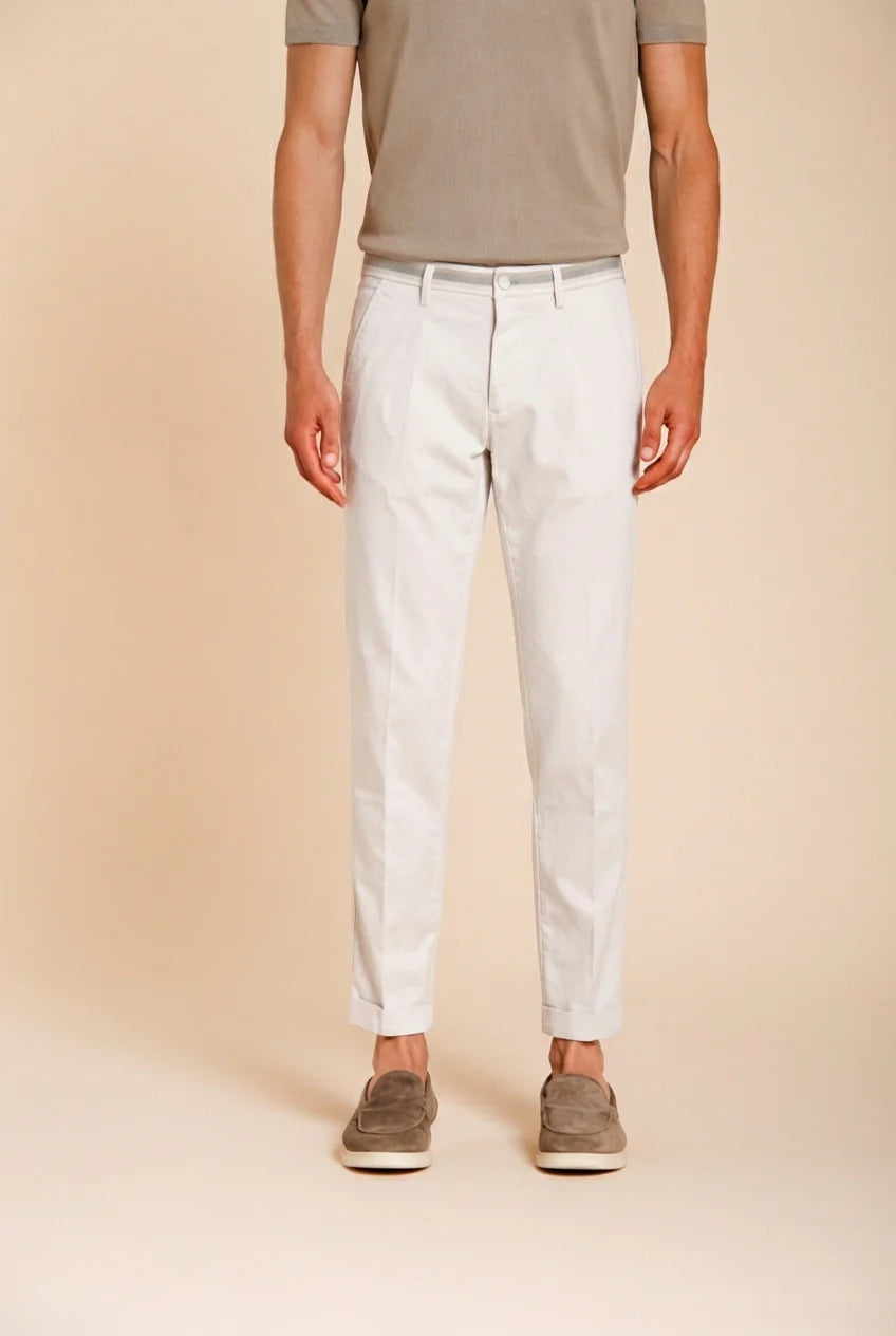 Torino Summer Hose Chino Herren aus Baumwoll und Lyocell Twill slim fit