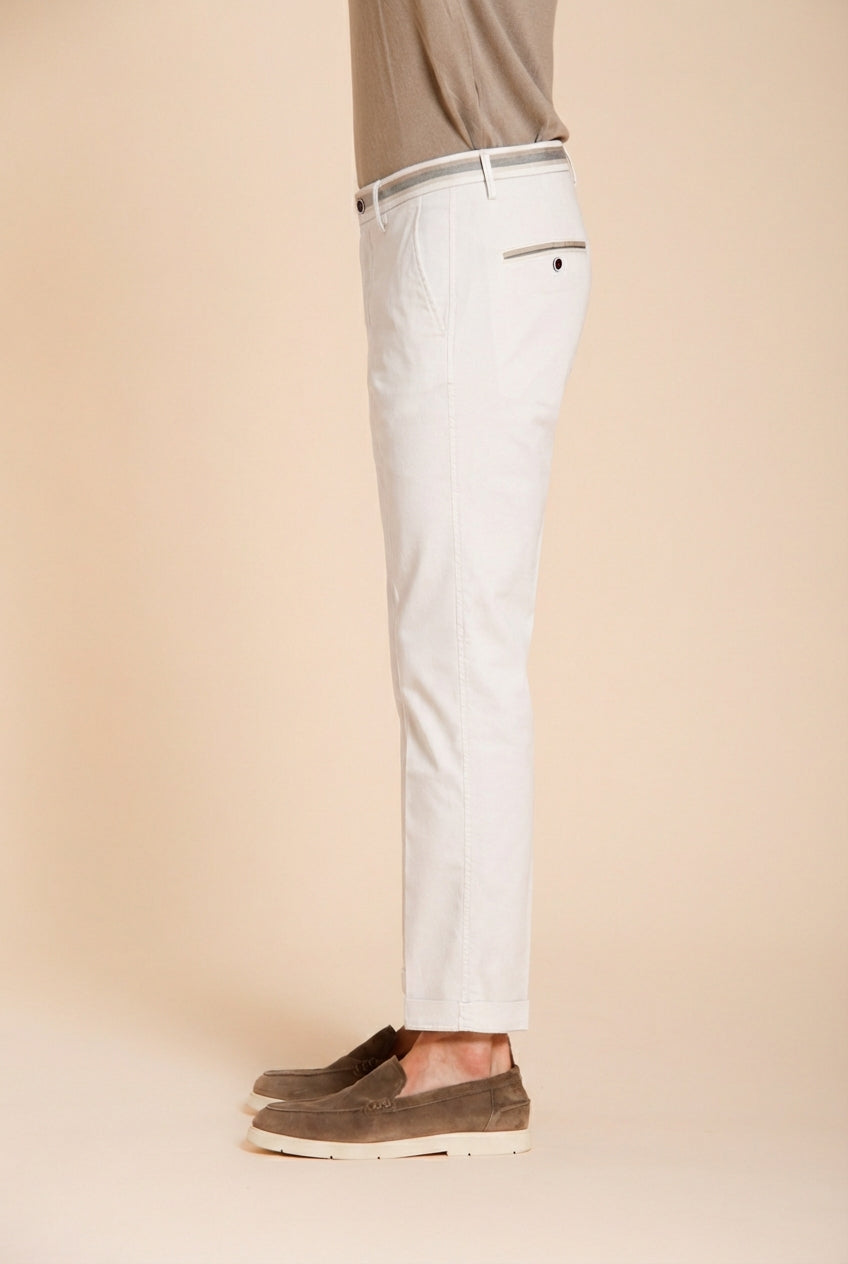 Torino Summer Hose Chino Herren aus Baumwoll und Lyocell Twill slim fit
