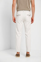 Torino Summer Herren Chino Hose Chino aus Baumwoll und Lyocell Twill slim fit