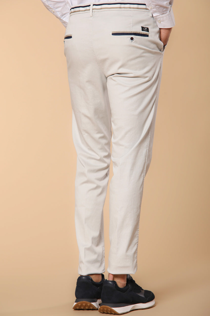 Torino Summer pantalone chino uomo in twill di cotone e lyocell slim fit