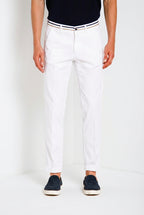 Torino Summer Hose Chino Herren aus Baumwoll- und Lyocell-Twill slim fit