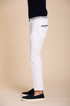 Torino Summer pantalone chino uomo in twill di cotone e lyocell slim fit