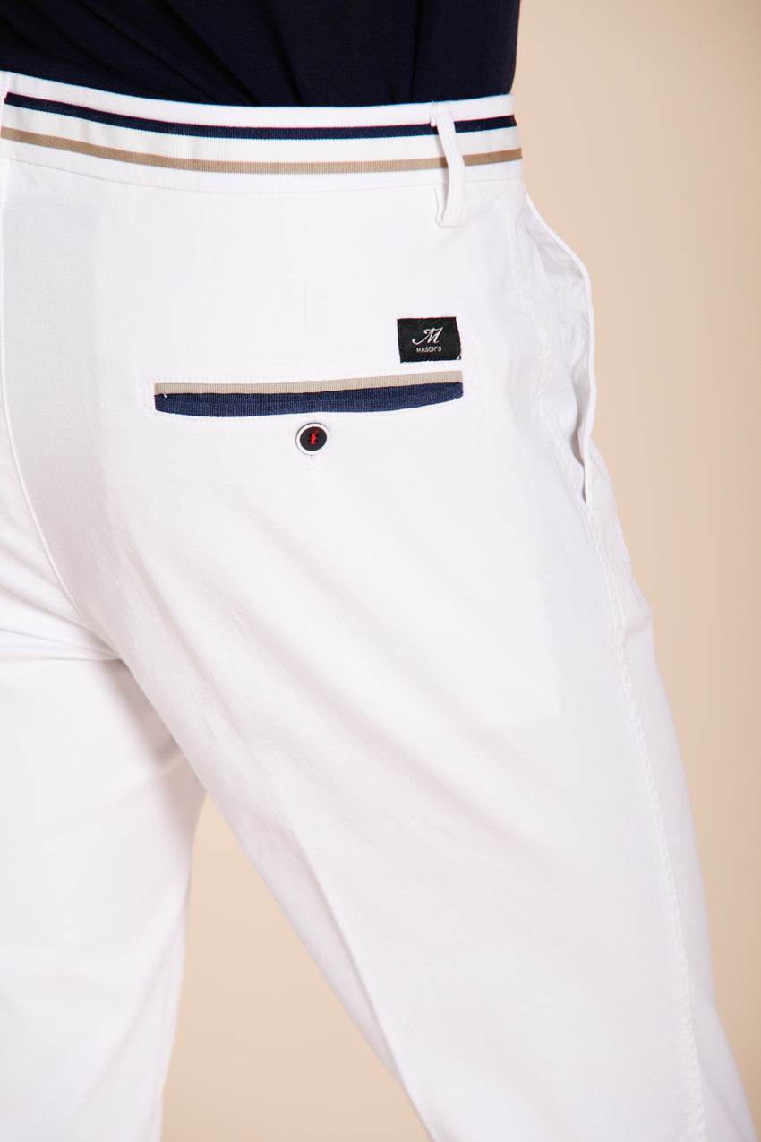 Torino Summer pantalone chino uomo in twill di cotone e lyocell slim fit