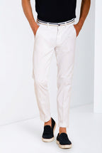 Torino Summer Hose Chino Herren aus Baumwoll- und Lyocell-Twill slim fit