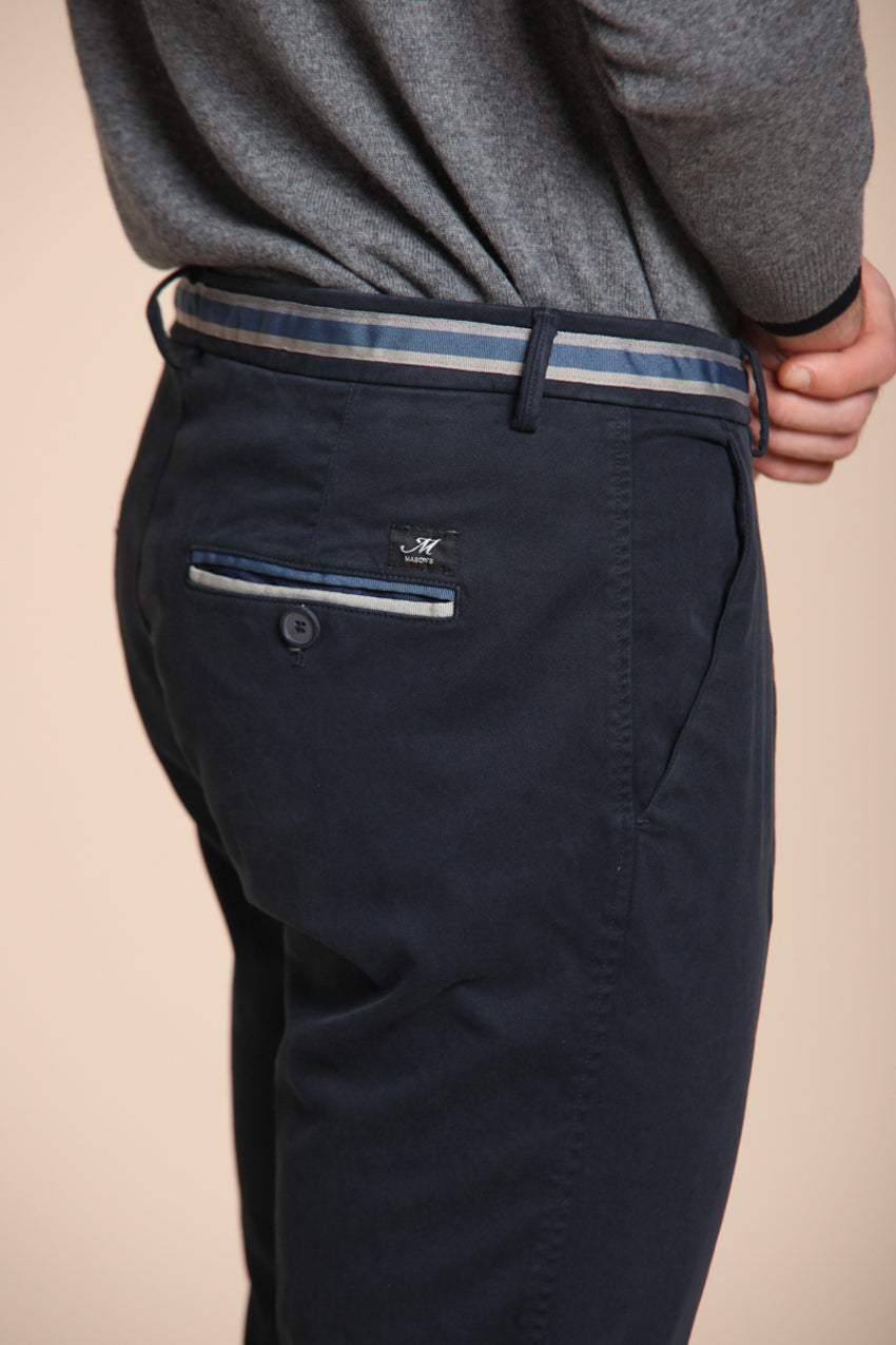 Foto 4 Torino Winter pantalone chino uomo in gabardina stretch slim fit