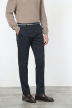 Torino Winter pantalone chino uomo in gabardina stretch slim fit