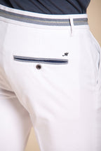 Torino Elegance Hose Chino Herren aus feiner Tricotine aus Baumwolle und Lyocell slim fit