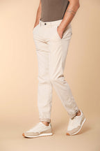 Torino Herren Chino Hose aus Baumwoll-Cover-Twisted-Faden Slim Fit