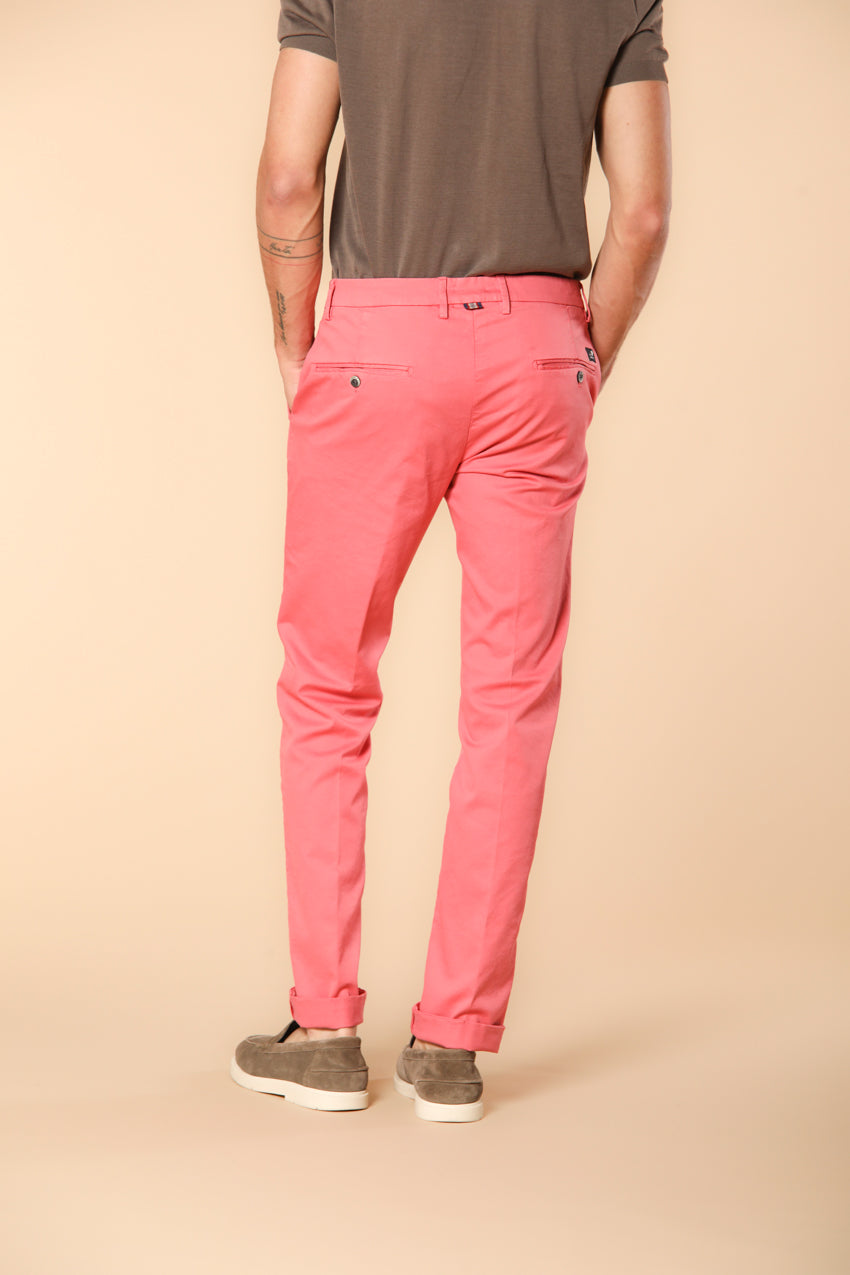 New York Herren Chino Hose aus Stretch-Satin Regular Fit ①