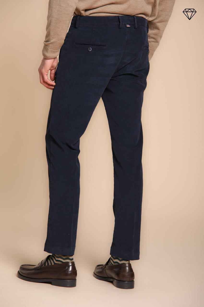 Foto 3 Torino pantalone chino uomo in velluto 1500 righe slim fit  ①