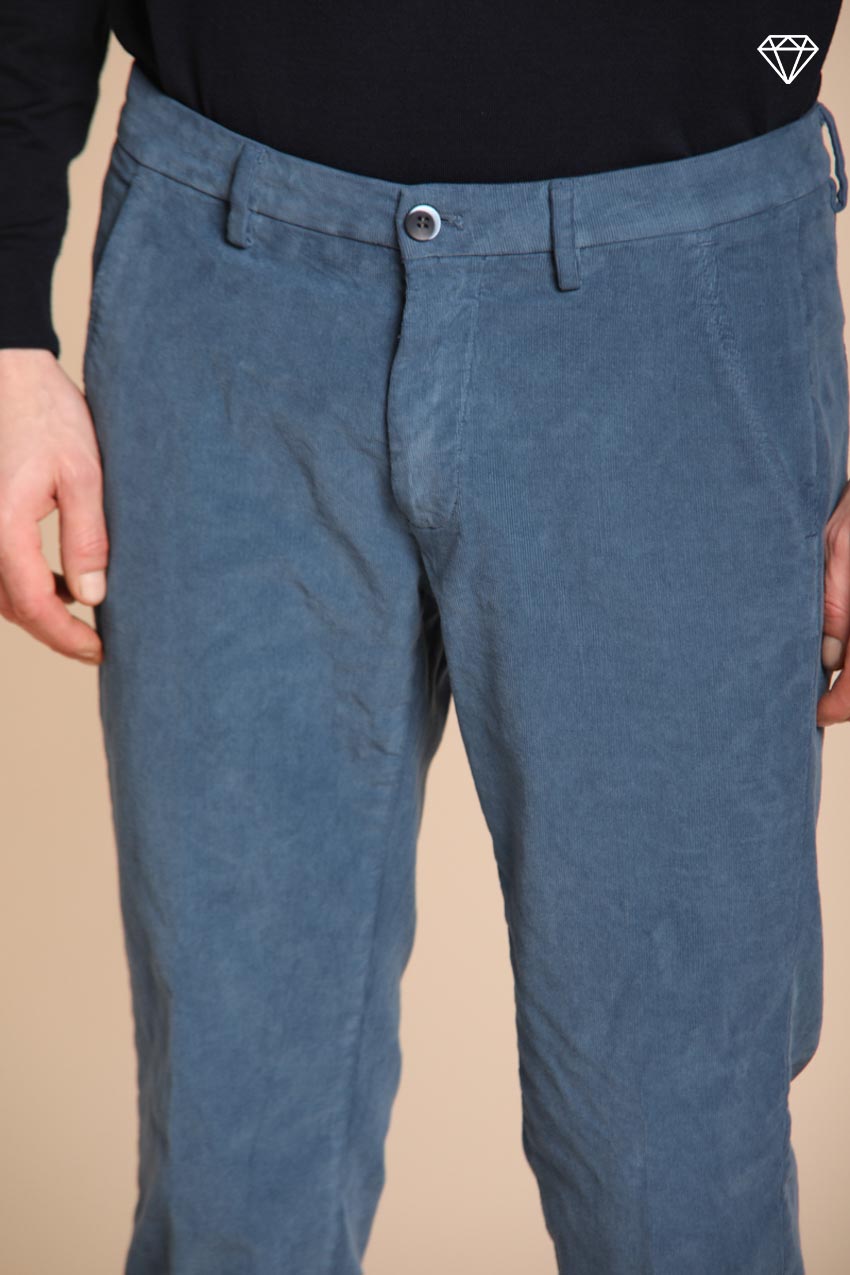 Foto 2 Torino pantalone chino uomo in velluto 1500 righe slim fit  ①