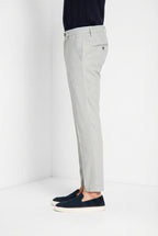 Milano Hose Chino Herren aus Fischgrat extra slim fit