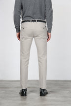 Torino pantalone chino uomo in velluto 1000 righe slim fit ①