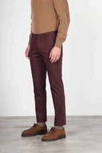 Torino Flex pantalone chino uomo in raso slim fit ①