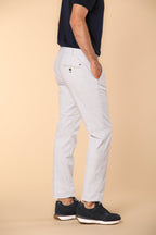 Torino Prestige Herren Chino Hose aus Baumwolle und Lyocell mit Galles Mouliné Druck Slim Fit