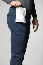 Torino Flex pantalone chino uomo in raso slim fit