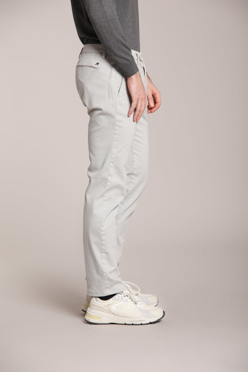 Foto 6 Torino Flex pantalone chino uomo in raso slim fit
