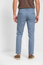 Torino Flex pantalone chino uomo in gabardina stretch slim fit ①