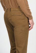 Torino Flex pantalone chino uomo in raso slim fit ①
