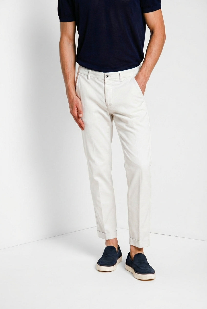 Torino Flex Herren Chinohose aus Stretch-Gabardine slim fit ①