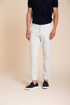 Torino Flex pantalone chino uomo in gabardina stretch slim fit ①