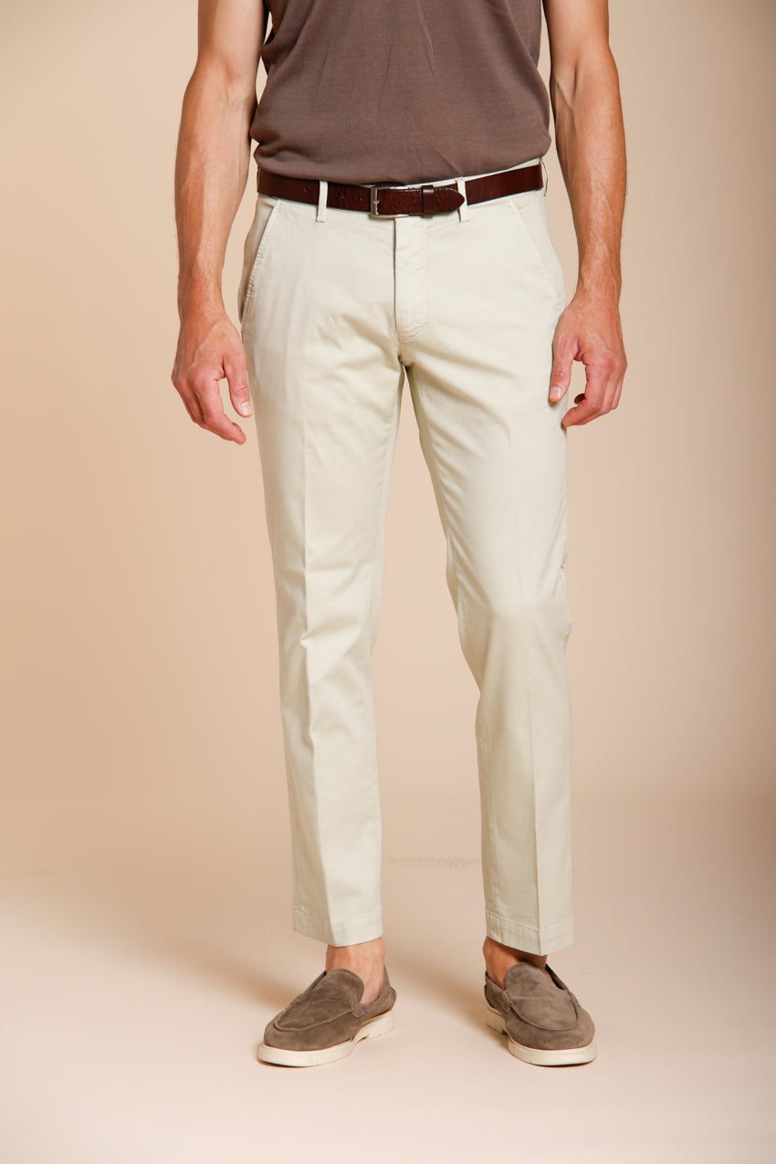 Torino Flex Hose Chino Herren aus Stretch-Gabardine slim fit ①