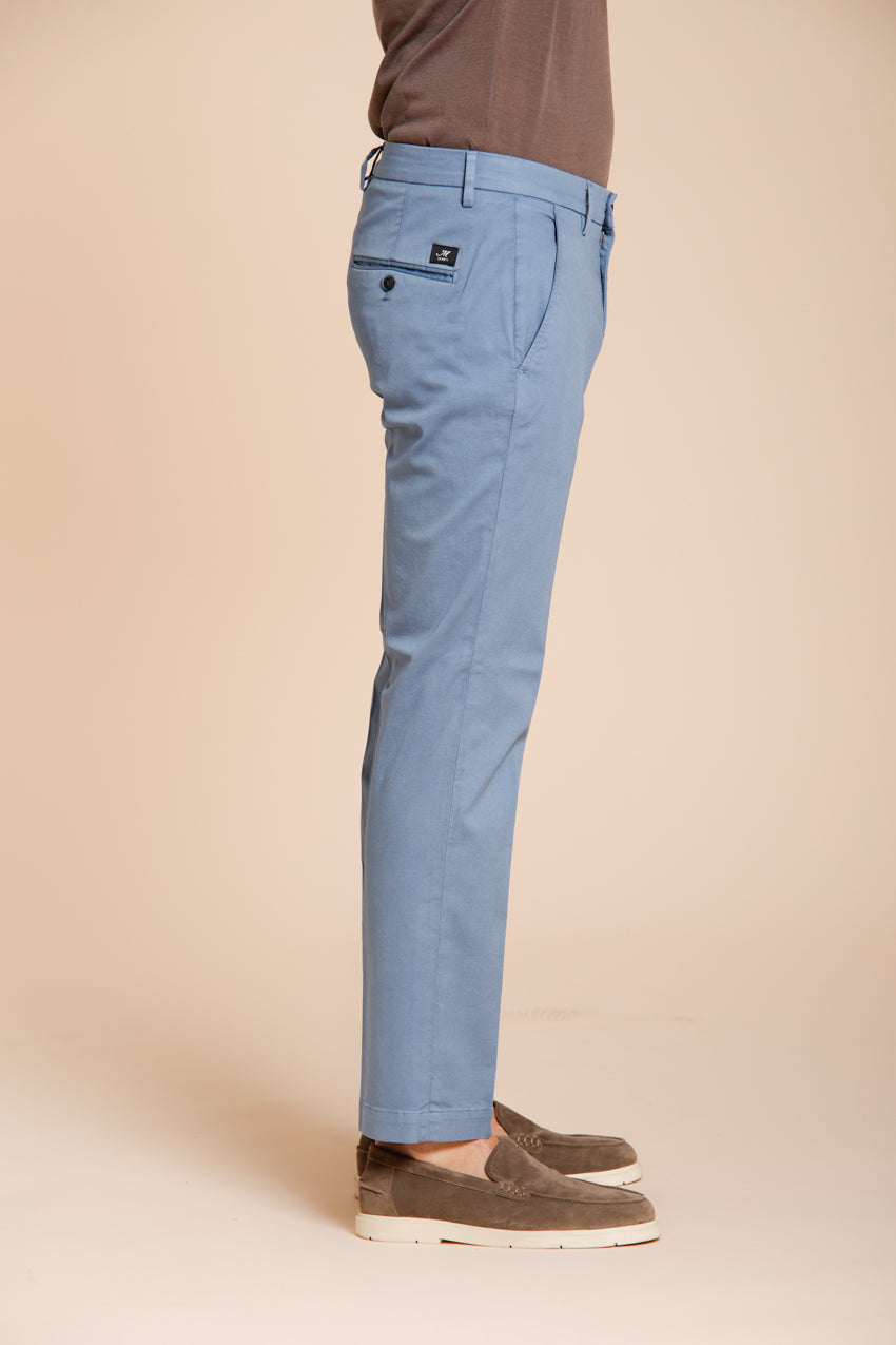 Torino Flex pantalone chino uomo in gabardina stretch slim fit ①