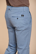 Torino Flex pantalone chino uomo in gabardina stretch slim fit ①