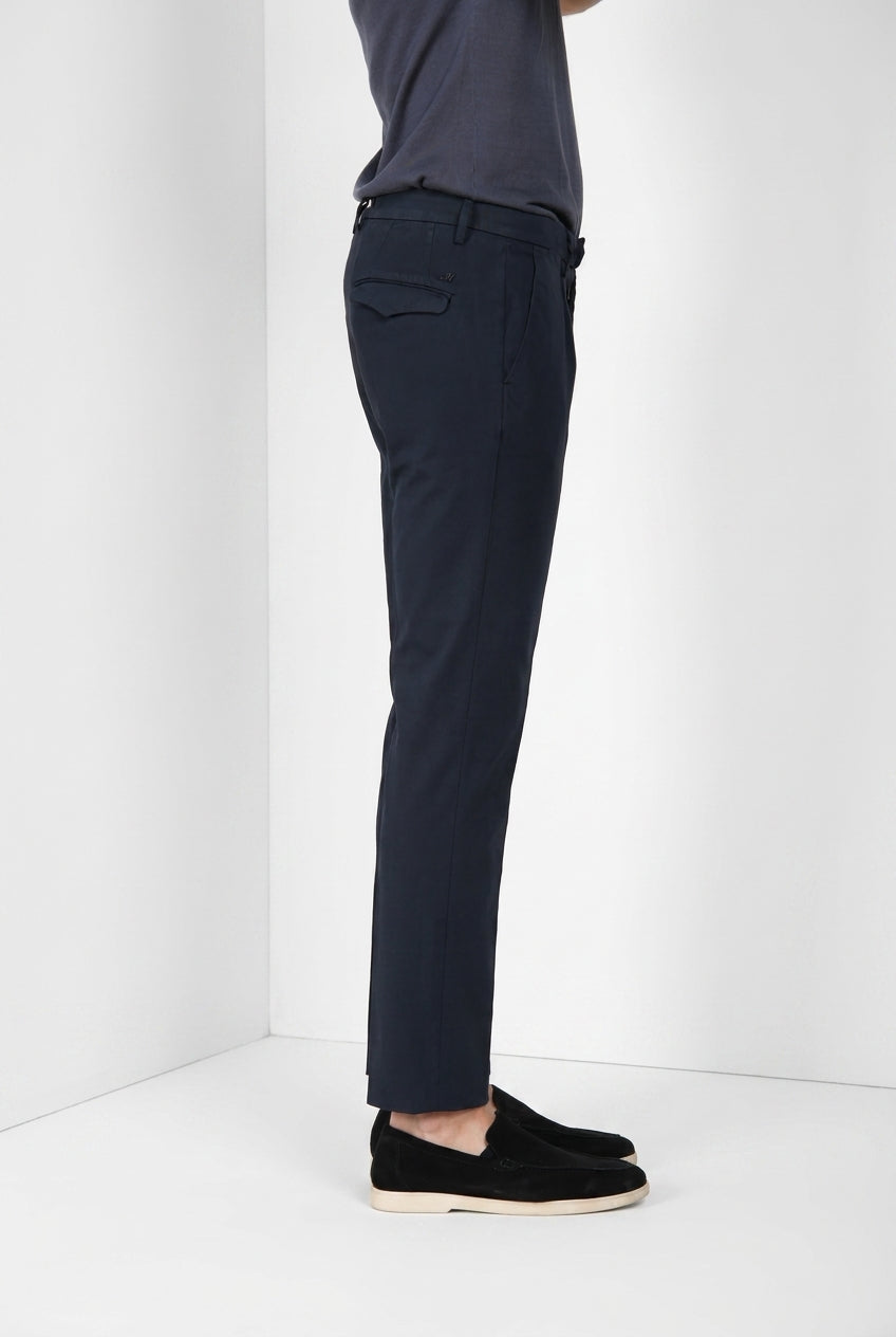 Torino 1 Pinces Flex Hose Chino Herren aus super stretch Gabardine slim fit