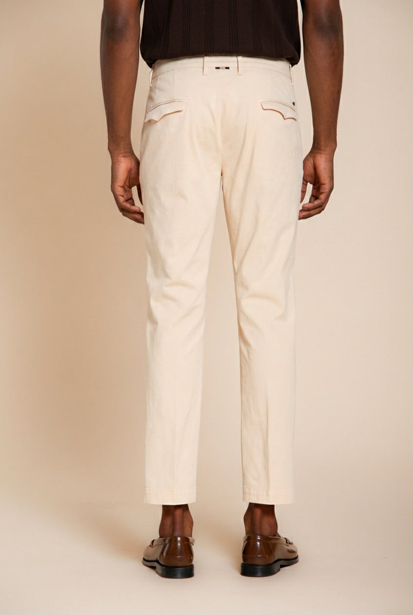 Torino 1 Pinces Flex Hose Chino Herren aus Super Stretch Gabardine slim fit