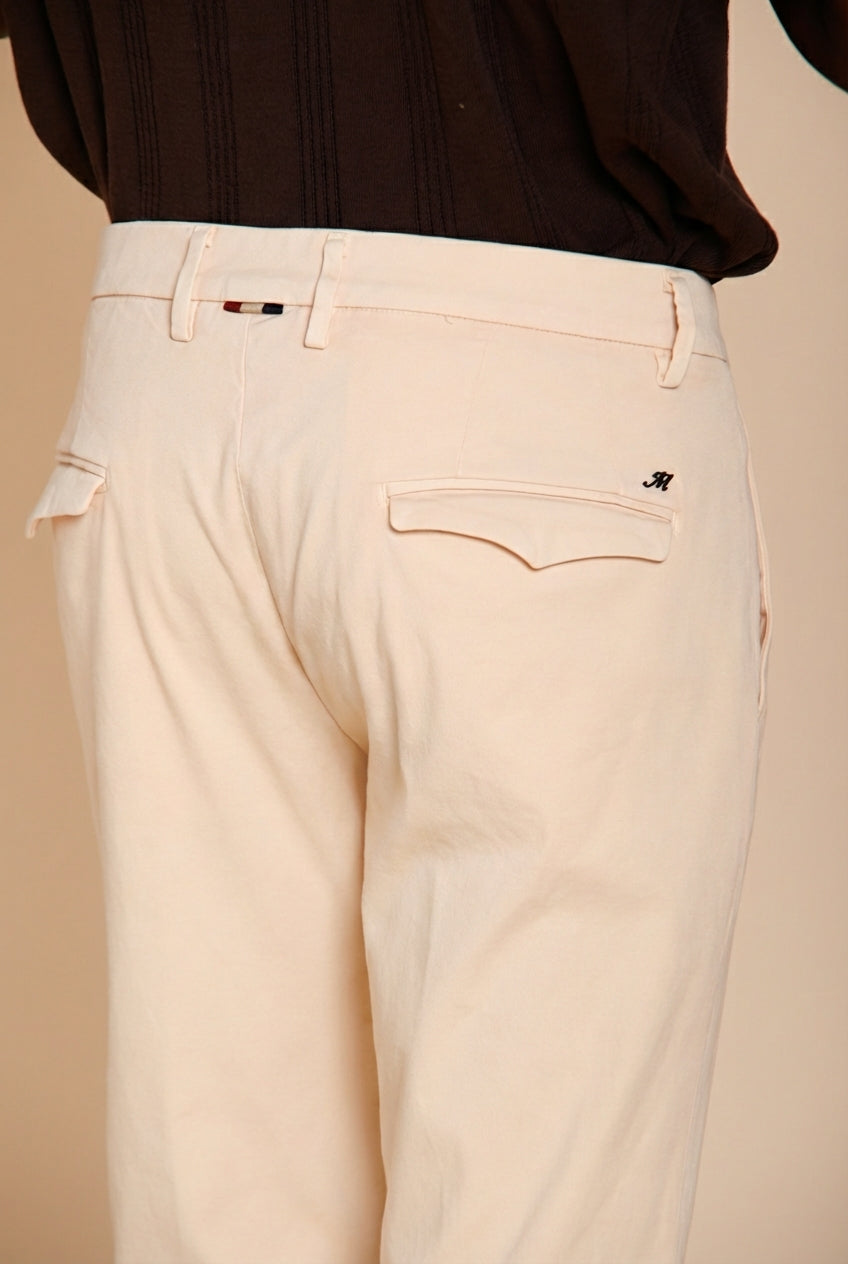 Torino 1 Pinces Flex Hose Chino Herren aus Super Stretch Gabardine slim fit